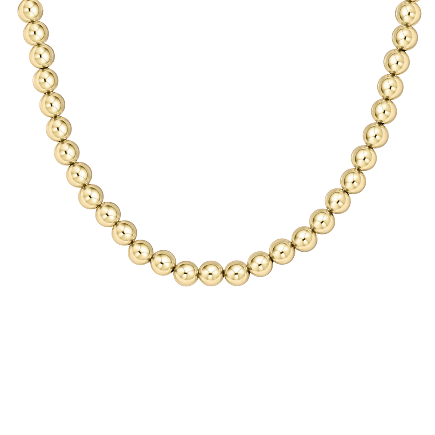 enewton 17" Choker Beaded Classic Gold 8mm