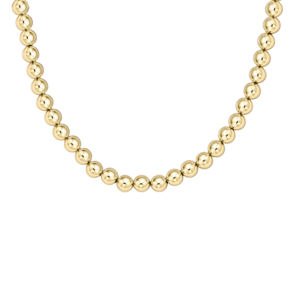 enewton 17" Choker Beaded Classic Gold 8mm