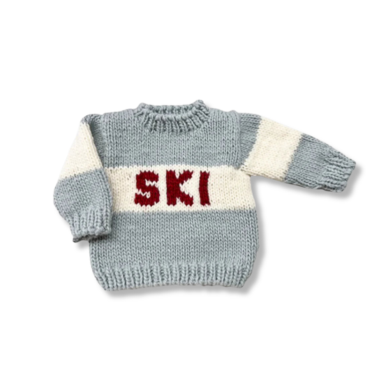 Ski Sweater in Bowie Grey