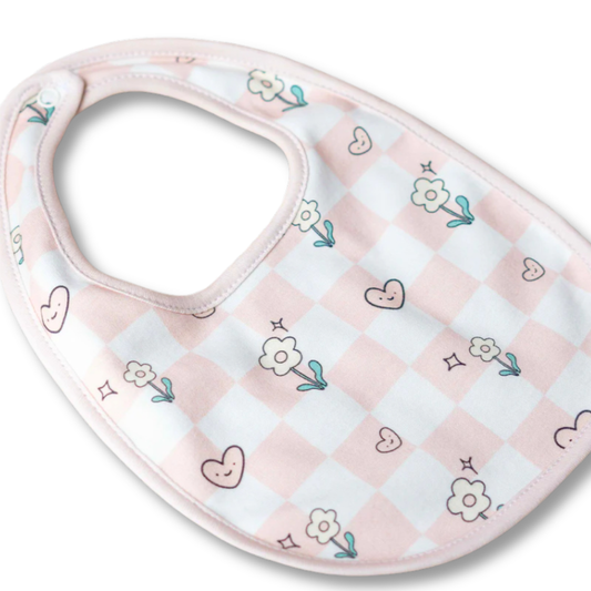 Baby Bib, Checkered | Atelier Babbi