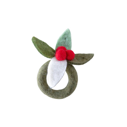 Felt Berry Napkin Rings (Set of 6)