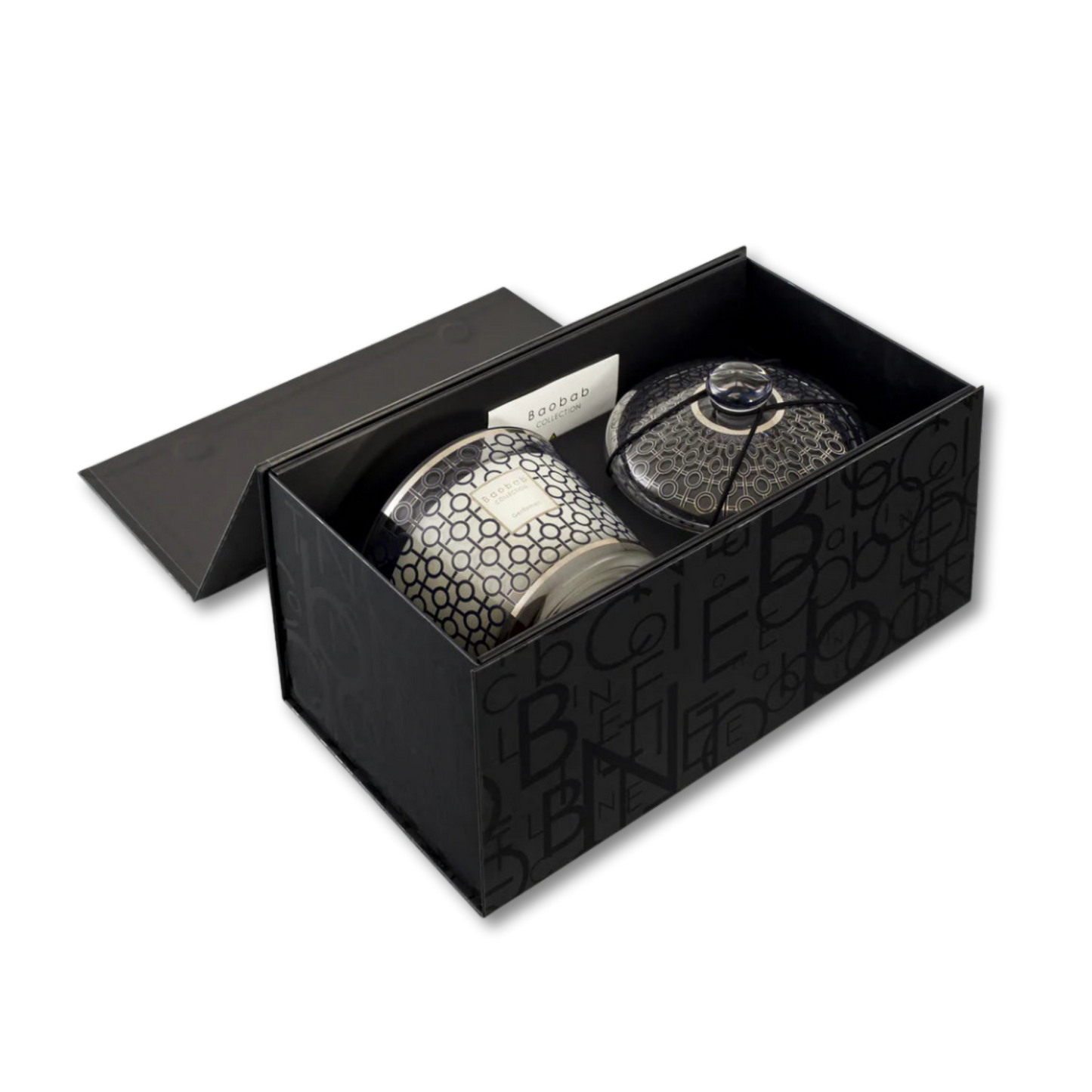 Gentlemen Candle & Cloche Gift Box | Baobab Collection