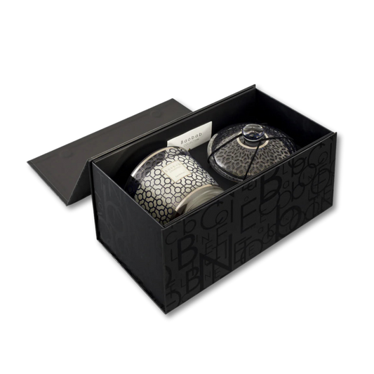 Gentlemen Candle & Cloche Gift Box | Baobab Collection