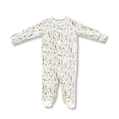 Baby Footed Onesie in Spring | Atelier Babbi