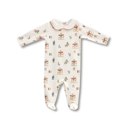 Baby Footed Onesie in Funfair | Atelier Babbi