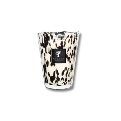 Pearls Black Scented Candle | Baobab Collection