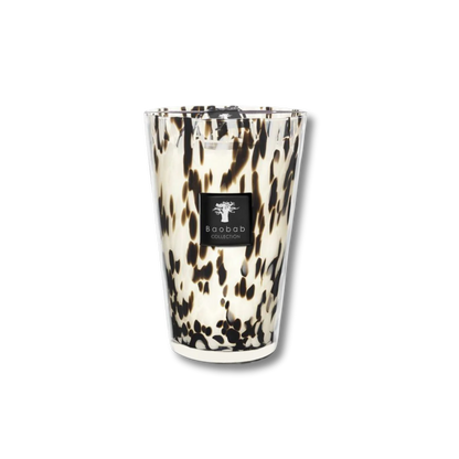 Pearls Black Scented Candle | Baobab Collection