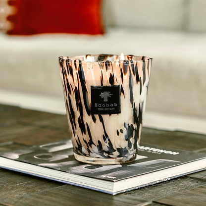 Pearls Black Scented Candle | Baobab Collection