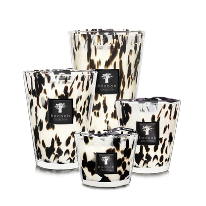 Pearls Black Scented Candle | Baobab Collection