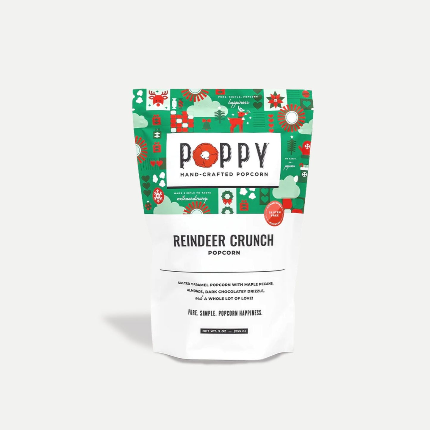 Reindeer Crunch Poppy Handcrafted Popcorn