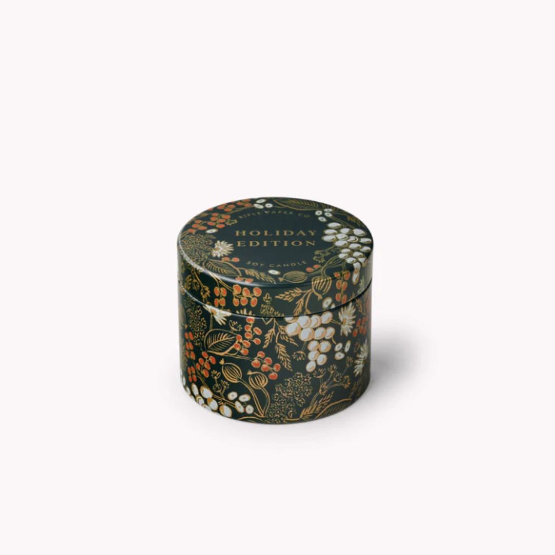 Rifle Paper Co. Holiday 3 oz. Tin Candle