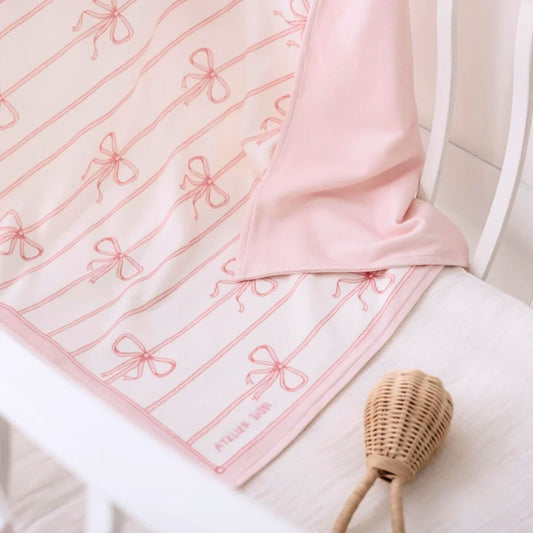 Double-Sided Blanket, Ribbon | Atelier Babbi