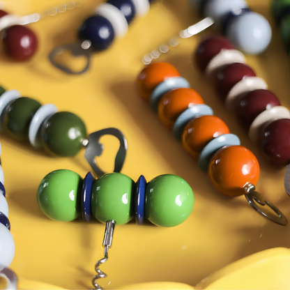 Orange & Chambray Bobbin Bottle Opener