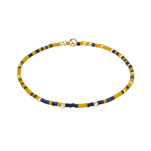 Enewton ETSU Gameday Hope Unwritten Bracelet Yellow & Navy
