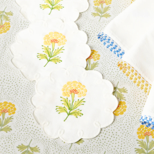Marigold Cocktail Napkins (Set of 4)
