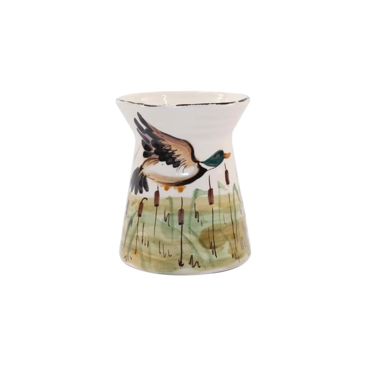 Vietri Wildlife Mallard Utensil Holder