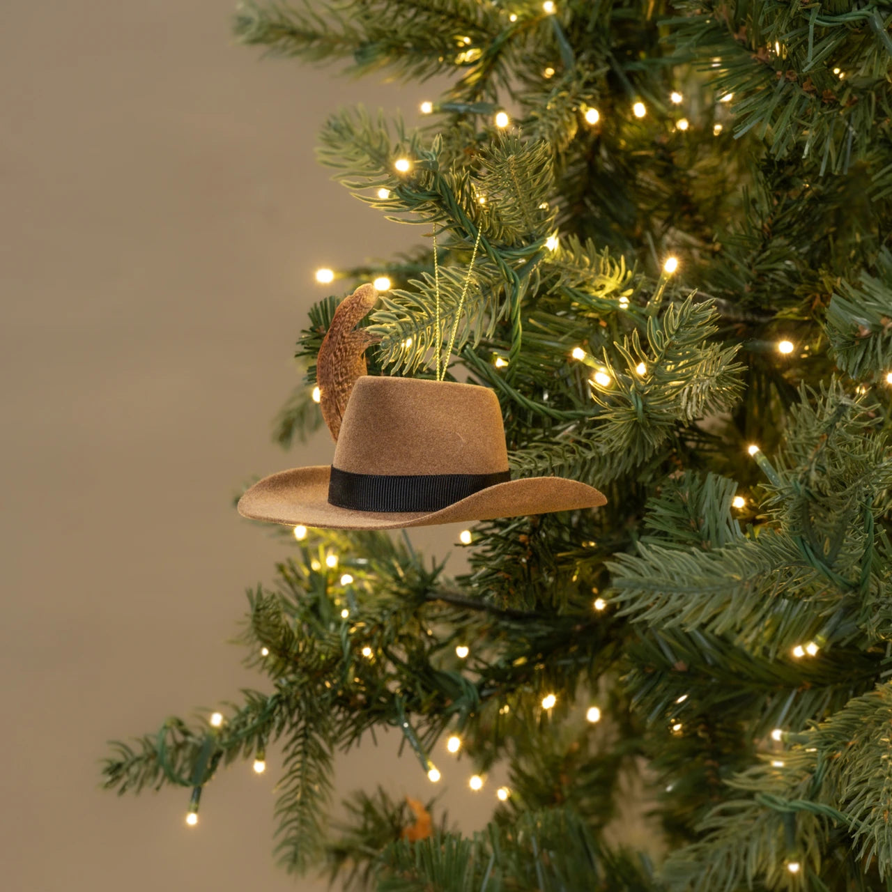 Tan Cowboy Hat Ornament