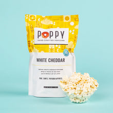 Load image into Gallery viewer, White Cheddar Poppy Handcrafted Popcorn