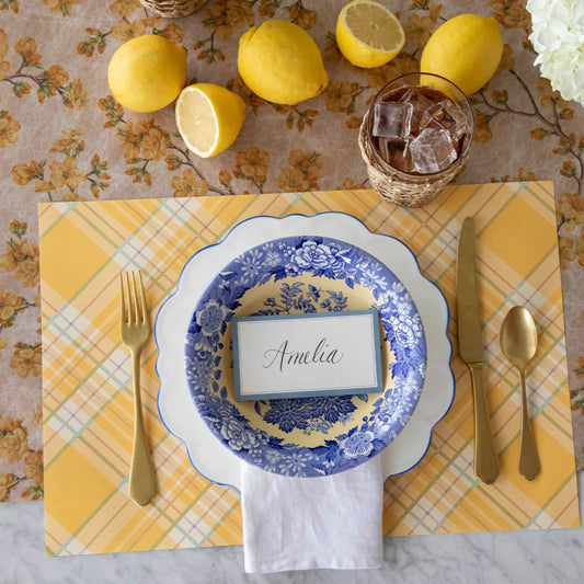 Yellow Marigold Cherry Blossom Runner, Hester & Cook