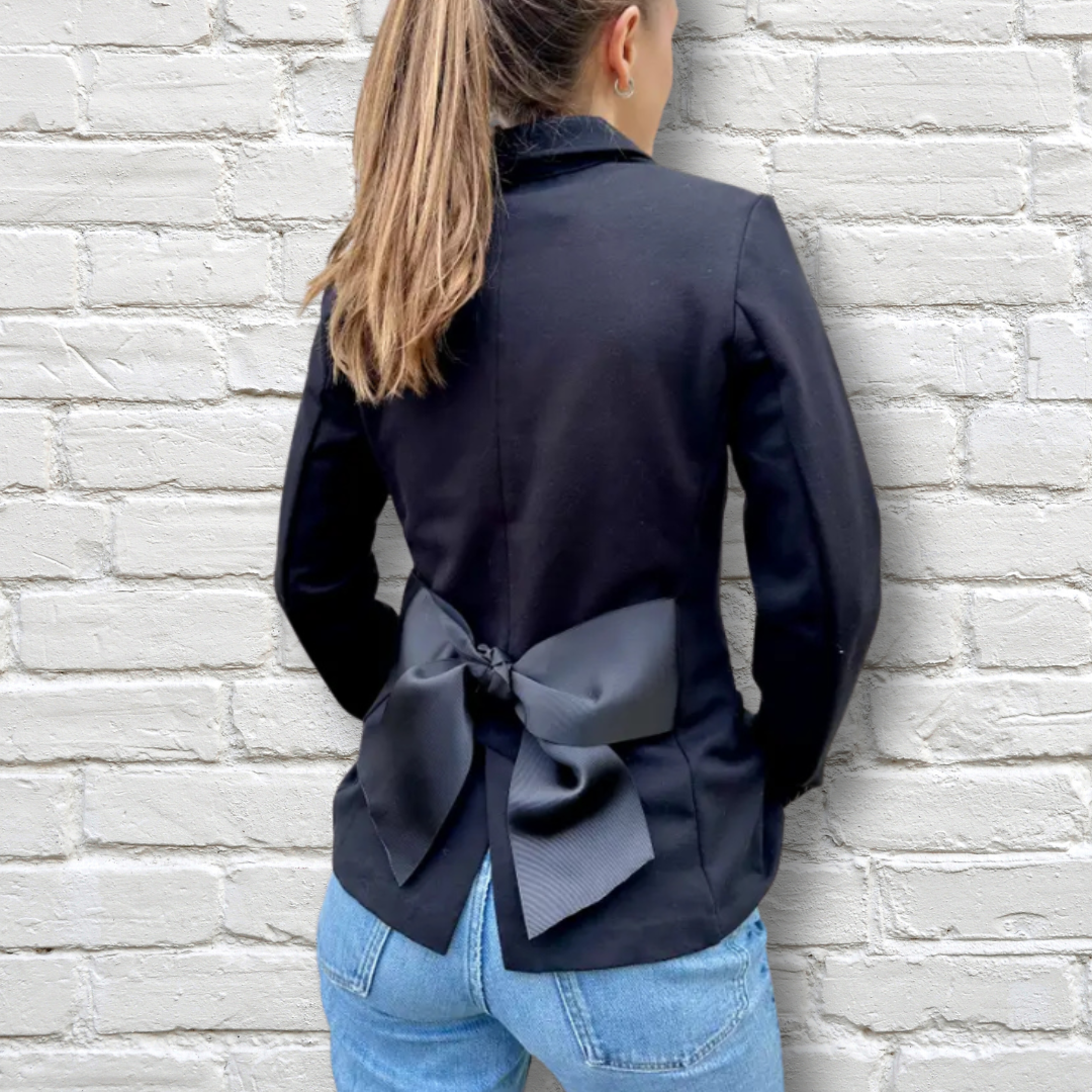Naomi Bow Blazer, Black