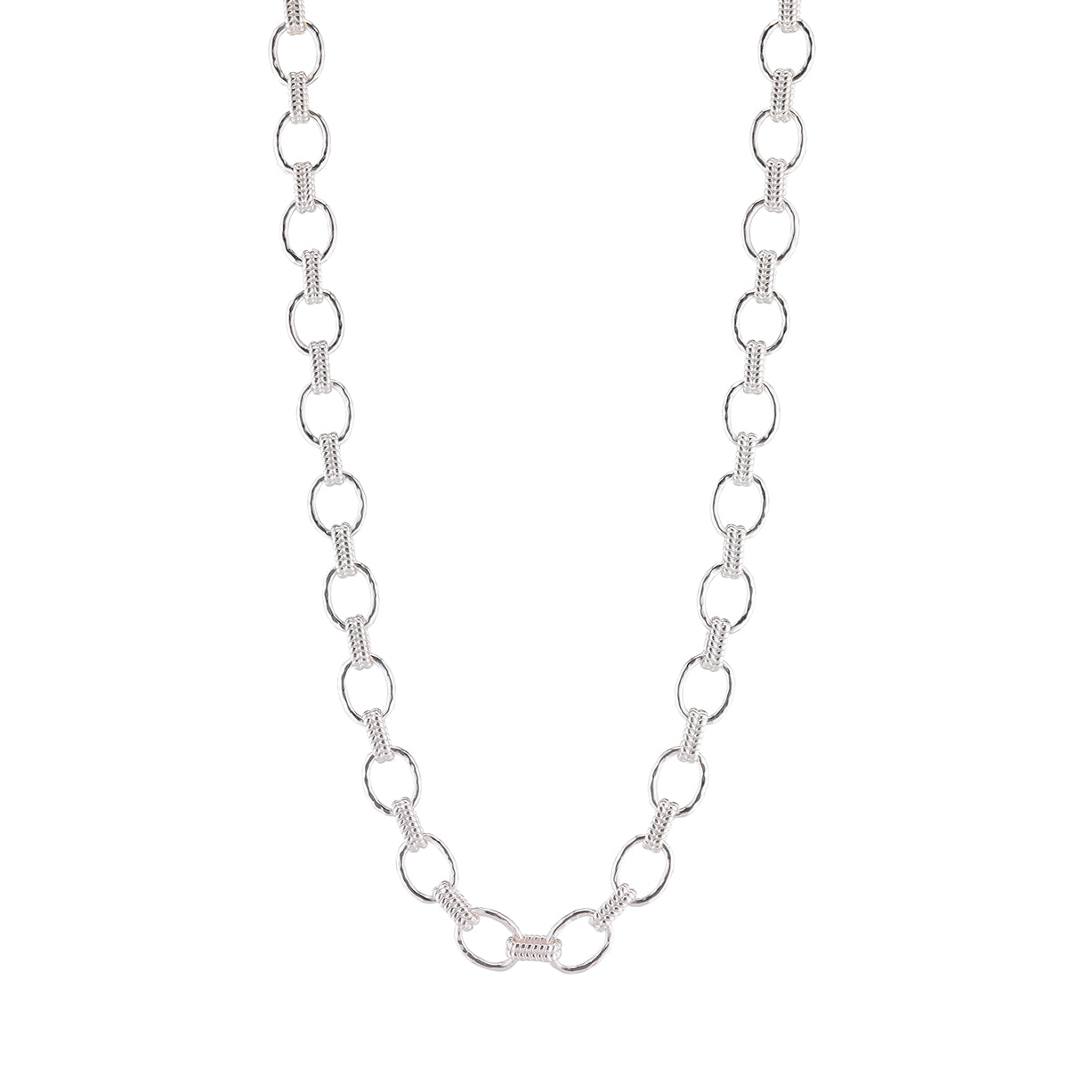 Cleopatra Small Link Necklace in Silver, Capucine de Wulf