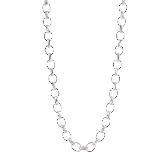 Cleopatra Small Link Necklace in Silver, Capucine de Wulf