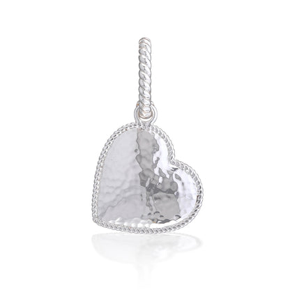 MEDIUM Love Pendant Charm in Silver, Capucine de Wulf