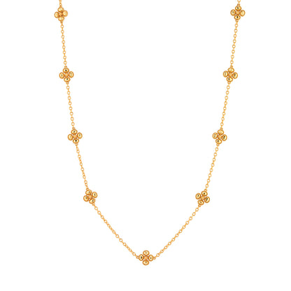 28" Berry Clover Double Sided Necklace, Capucine de Wulf