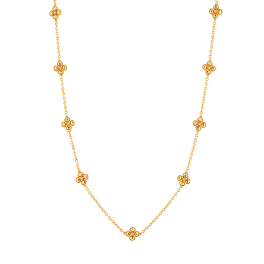 28" Berry Clover Double Sided Necklace, Capucine de Wulf