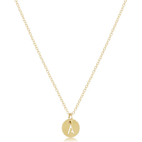 enewton 16" Necklace Gold - Respect Gold Charm - A