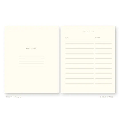 Book Club Member Book Log Reading Journal