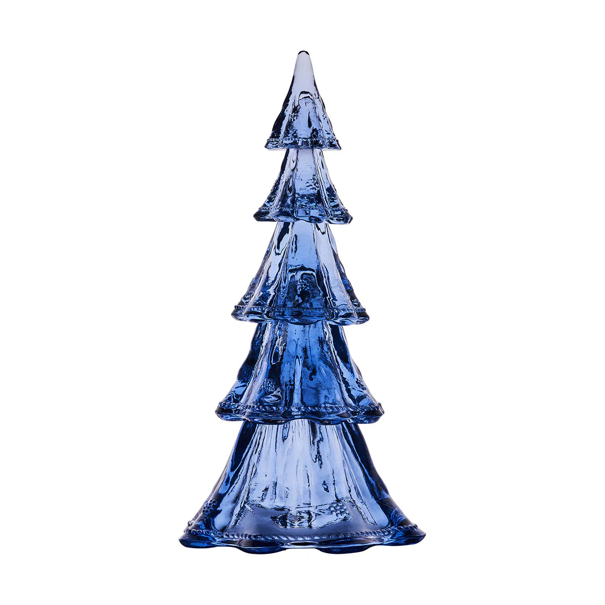 Juliska Berry & Thread 16" Stackable Glass Tree 5pc in Blue