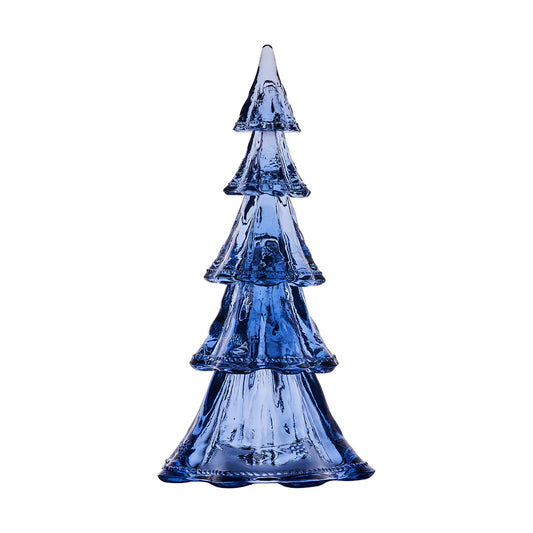 Juliska Berry & Thread 16" Stackable Glass Tree 5pc in Blue