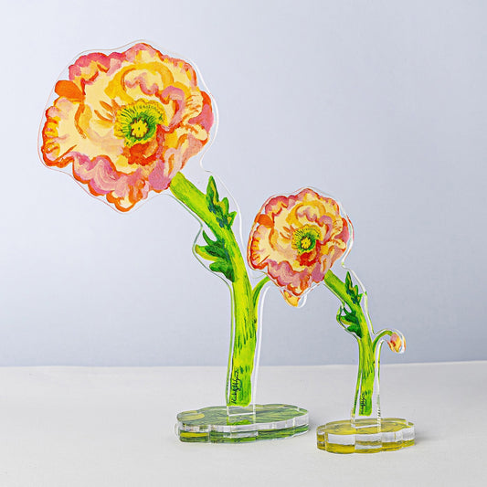 Iceland Poppy Small Acrylic Flower