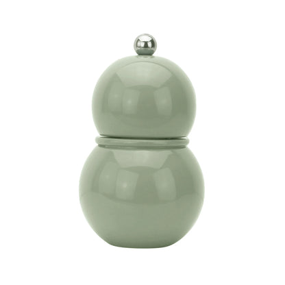 "Chubbie" (12cm) Sage Green Bobbin Salt or Pepper Mill