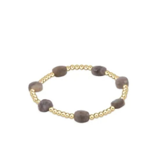 enewton Labradorite Admire Gold 3mm Bead Bracelet