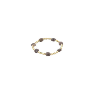 enewton Labradorite Admire Gold 3mm Bead Bracelet