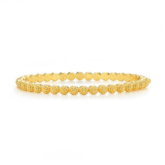 Berry Eternity Petite Hinged Bangle, S,M in Gold, Capucine de Wulf