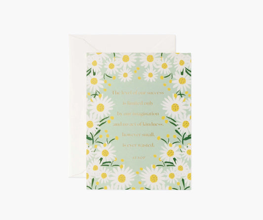 Rifle Paper Co. Aesop Quote Encouragement Card
