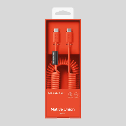 Alarm Red Native Union POP Cable (USB-C)