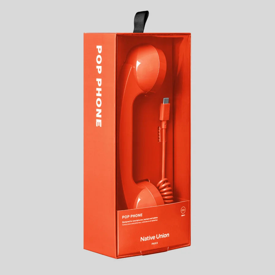 Alarm Red Native Union POP Phone