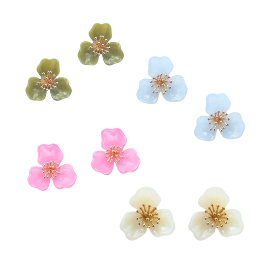 Trillium Stud Earrings