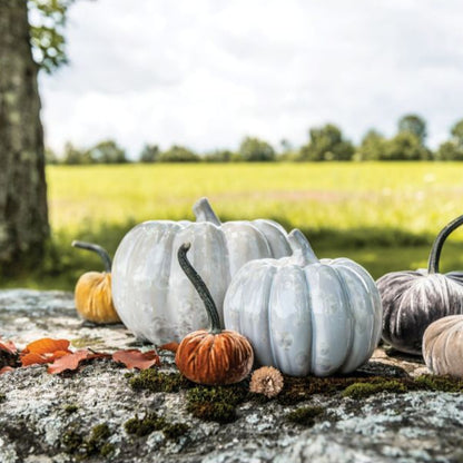 Simon Pearce Candent Crystalline Pumpkin, Medium
