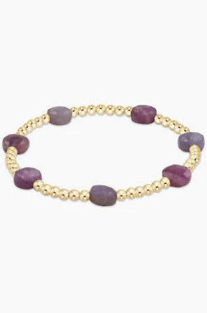 enewton Amethyst Admire Gold 3mm Bead Bracelet