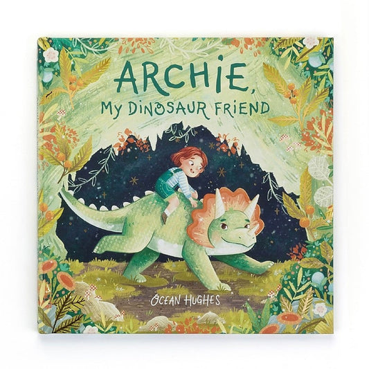 "Archie, My Dinosaur Friend" Book, Jellycat