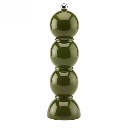 Khaki Green Bobbin Salt or Pepper Mill