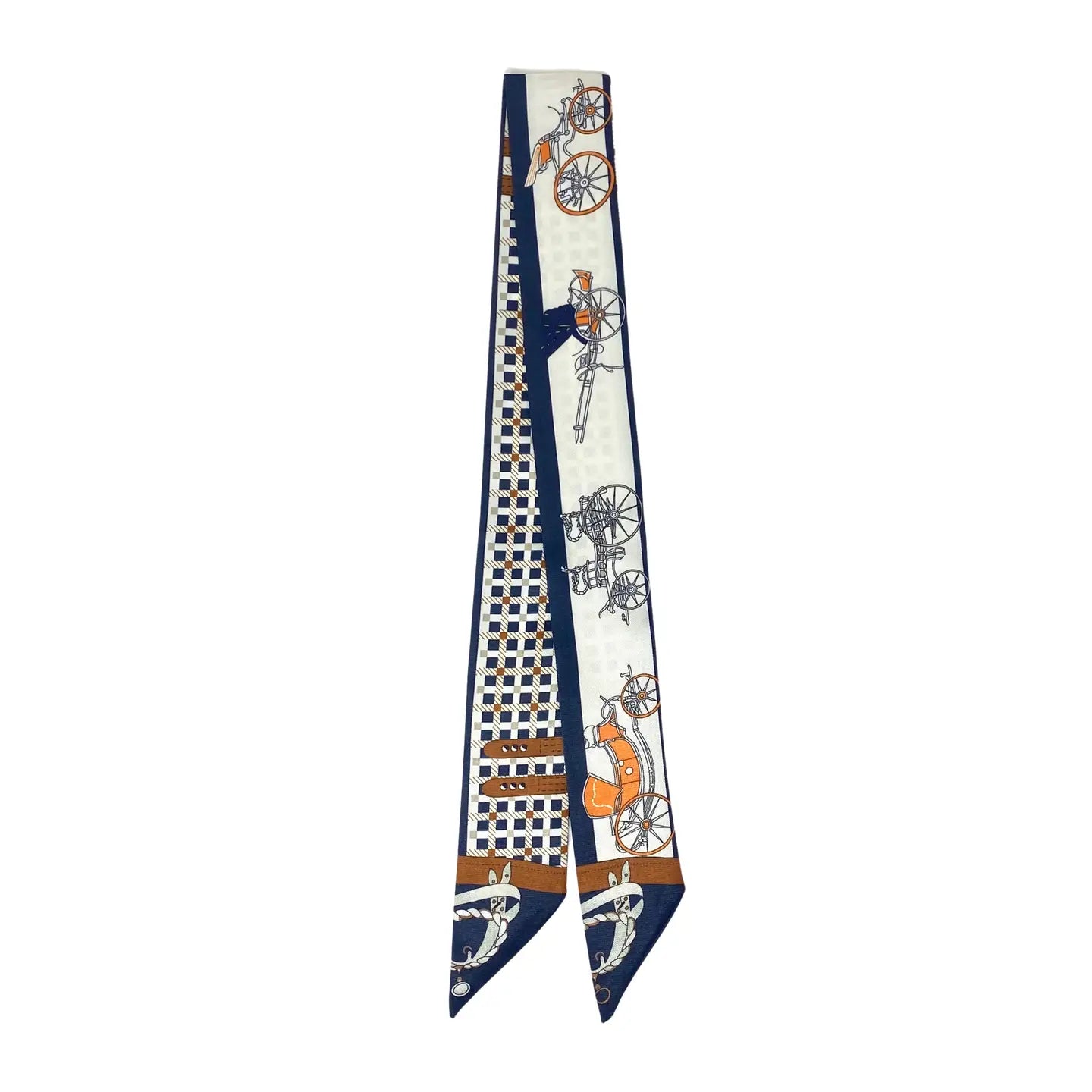 Buggy Mini Scarf, Navy