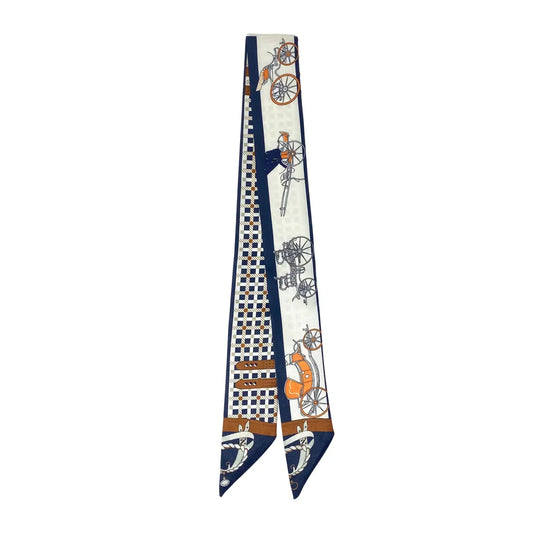Buggy Mini Scarf, Navy
