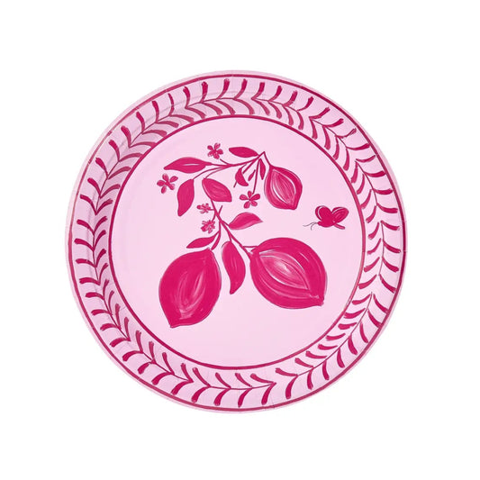 Margarita Josephine Salad and Dessert Plate in Pink (Pack of 8)