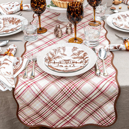 Juliska Harvest Tartan Table Runner